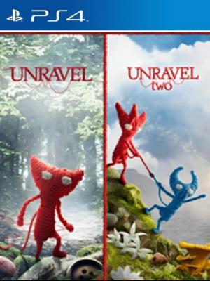 2 JUEGOS EN 1 Unravel MAS Unravel Two PS4