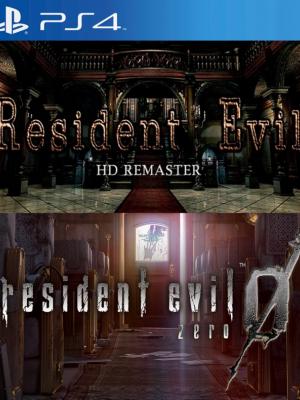 2 JUEGOS EN 1 RESIDENT EVIL 0 MAS RESIDENT EVIL 1 PS4