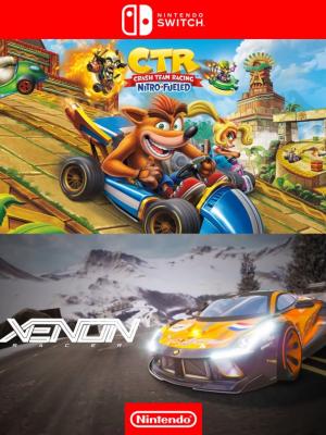 Crash Team Racing Nitro Fueled más Xenon Racer - NINTENDO SWITCH